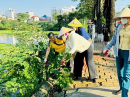 XÃ THANH TRÌ: RA QUÂN TỔNG DỌN VỆ SINH MÔI TRƯỜNG, DIỆT BỌ GẬY, PHÒNG CHỐNG SỐT XUẤT HUYẾT ĐỢT I NĂM 2025