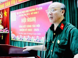 Chi hội Cựu Chiến binh số 8 Hội Cựu Chiến binh phường Từ Liêm tổ chức Hội nghị Tổng kết công tác Hội nhiệm kỳ 2022 – 2025.