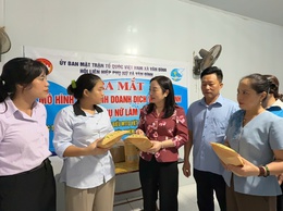 Hội LHPN Xã ra mắt mô hình HTX do phụ nữ làm chủ