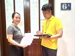 Phường Láng cấp giấy phép xây dựng toàn trình đầu tiên cho công dân