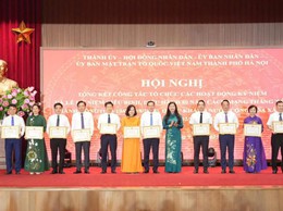 UBND phường Đống Đa vinh dự được nhận Bằng khen có thành tích xuất sắc trong các hoạt động kỷ niệm A80