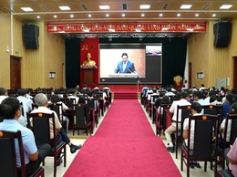 Xã Thanh Oai tham gia Hội nghị trực tuyến toàn quốc quán triệt và triển khai thực hiện các Nghị quyết quan trọng của Bộ Chính trị