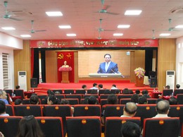 Sáng 16-9, diễn ra hội nghị toàn quốc quán triệt 4 nghị quyết của Bộ Chính trị