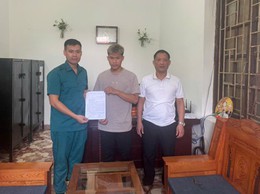 3 thanh niên xã An Khánh viết đơn tình nguyện nhập ngũ năm 2026