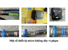 Cục Tần số vô tuyến điện (Bộ KH&CN) đã ban hành nhiều quyết định xử phạt vi phạm hành chính về sử dụng micro không dây đối với các tổ chức, cá nhân trong nhiều lĩnh vực đời sống xã hội trên cả nước.