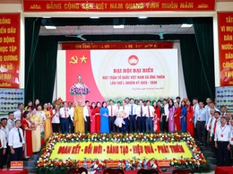 Uỷ ban Mặt trận Tổ quốc Việt Nam xã Ứng Thiên tổ chức Đại hội đại biểu lần thứ I, nhiệm kỳ 2025-2030