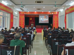 Trên 120 đại biểu phường Kiến Hưng tham dự trực tuyến Hội nghị toàn quốc quán triệt, triển khai thực hiện Nghị quyết số 59, 70, 71, 72 của Bộ Chính trị