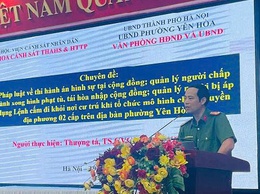 Tập huấn, tuyên truyền, phổ biến các quy định của pháp luật về quản lý thi hành án hình sự tại cộng đồng; người chấp hành xong hình phạt tù, tái hòa nhập cộng đồng; người bị áp dụng Lệnh cấm đi khỏi nơi cư trú