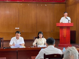 UBND phường Hoàng Mai tổ chức Hội nghị làm việc với các Tổ dân phố