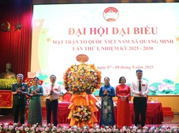 Đại hội đại biểu MTTQ xã Quang Minh nhiệm kỳ 2025-2030 thành công tốt đẹp
