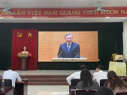 Phường Phú Lương tham dự Hội nghị toàn quốc quán triệt, triển khai các nghị quyết của Bộ Chính trị