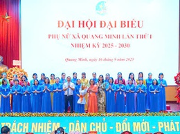 Khơi dậy tinh thần đoàn kết, khát vọng vươn lên để phụ nữ Quang Minh vững bước vào kỷ nguyên mới