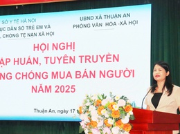 Xã Thuận An tập huấn, tuyên truyền phòng chống mua bán người năm 2025