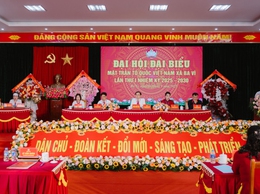 ĐẠI HỘI MẶT TRẬN TỔ QUỐC VIỆT NAM XÃ BA VÌ THÀNH CÔNG TỐT ĐẸP