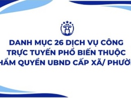 Video hướng dẫn công dân thực hiện 26 thủ tục hành chính phổ biến cấp phường