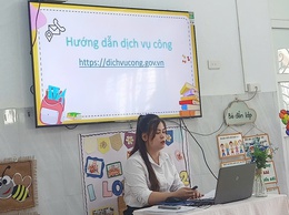 Đưa cải cách hành chính vào trường học - cách làm mới ở UBND xã Ô Diên