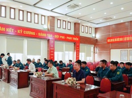 Ban CHQS phường Phú Thượng hội nghị công nhận công dân hoàn thành nghĩa vụ quân sự dân quân thường trực năm 2025