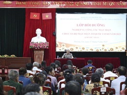 Xã Thường Tín nâng cao chất lượng, hiệu quả hoạt động của cán bộ công tác mặt trận cơ sở.