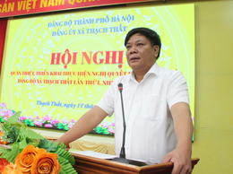 ĐẢNG ỦY XÃ THẠCH THẤT: HỌC TẬP, QUÁN TRIỆT, TUYÊN TRUYỀN TRIỂN KHAI THỰC HIỆN NGHỊ QUYẾT ĐẠI HỘI ĐẢNG BỘ XÃ LẦN THỨ I, NHIỆM KỲ 2025 – 2030