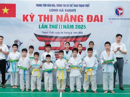 Võ đường Karate Long Hà tổ chức Thi nâng đai lần thứ 2 năm 2025