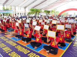 Sôi nổi Cuộc thi Em yêu biển, đảo quê hương tại xã Bình Minh, thành phố Hà Nội