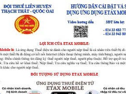  Hướng dẫn cài đặt & sử dụng ứng dụng eTax Mobile – Nộp thuế cá nhân mọi lúc mọi nơi