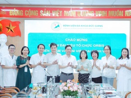Bệnh viện Đa khoa Đức Giang hợp tác cùng Tổ chức Orbis ứng dụng trí tuệ nhân tạo trong sàng lọc bệnh đáy mắt