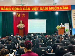 Khai giảng lớp bồi dưỡng lý luận chính trị và nghiệp vụ công tác Đảng cho cán bộ 4 phường: Phú Lương, Dương Nội, Kiến Hưng, Yên Nghĩa