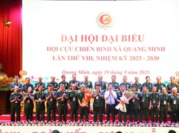 Đại hội đại biểu Hội Cựu chiến binh xã Quang Minh lần thứ VIII: Phát huy truyền thống “Bộ đội Cụ Hồ”, đoàn kết, đổi mới, xây dựng Hội vững mạnh toàn diện