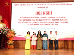 Thi đua, khen thưởng là động lực xây dựng phường Tây Hồ ngày càng phát triển