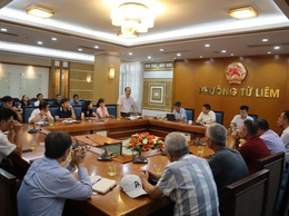 Lãnh đạo UBND phường Từ Liêm làm việc với các Tổ dân phố thuộc phường Mễ Trì, Phú Đô (cũ)

