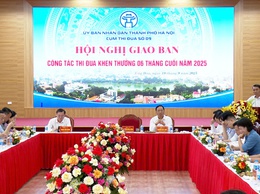 CỤM THI ĐUA SỐ 09 THÀNH PHỐ HÀ NỘI GIAO BAN CÔNG TÁC THI ĐUA, KHEN THƯỞNG 6 THÁNG CUỐI NĂM 2025.