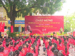 Trường tiểu học Dương Liễu B tổ chức chương trình Chào mừng 80 năm Quốc Khánh nước cộng hoà xã hội Chủ nghĩa Việt Nam và tổng kết hoạt động hè năm 2025