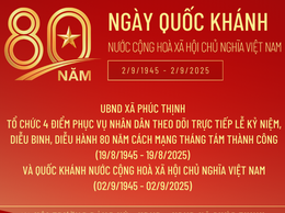 Ngày 22 tháng 8 năm 2025, UBND xã Phúc Thịnh ban hành Công văn số 265/UBND-VHXH