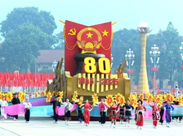 [Ảnh] Toàn cảnh lễ diễu binh, diễu hành kỷ niệm 80 năm Cách mạng Tháng Tám thành công và Quốc khánh 2/9