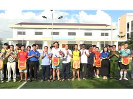 Giải bóng đá xã Ứng Thiên lần thứ I – năm 2025 thành công tốt đẹp