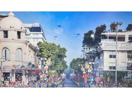 Hàng triệu người dân hòa cùng lực lượng diễu binh, diễu hành trên các tuyến phố Thủ đô