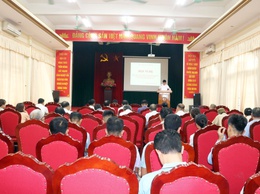 Xã Hòa Phú tổ chức hội nghị triển khai kế hoạch làm sạch dữ liệu đất đai