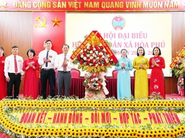 Đại hội đại biểu Hội Nông dân xã Hòa Phú lần thứ I, nhiệm kỳ 2025 -2030 thành công tốt đẹp