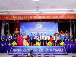 125 đại biểu dự Đại hội đại biểu Đoàn TNCS Hồ Chí Minh xã Thiên Lộc lần thứ I, nhiệm kỳ 2025 - 2030