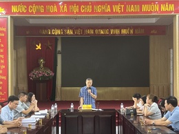 UBND xã An Khánh làm việc với một số thôn trên địa bàn xã