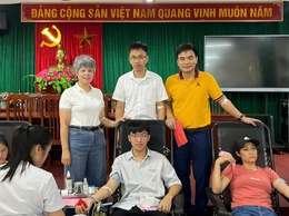 Tình nguyện viên xã An Khánh hiến được 474 đơn vị máu