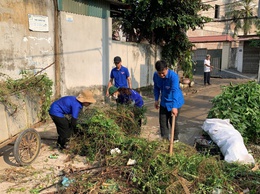 Tuổi trẻ Tam Hưng xung kích, tình nguyện vì môi trường xanh – Thiết thực chào mừng Đại hội Mặt trận Tổ quốc Việt Nam và Đại hội Đoàn Thanh niên xã nhiệm kỳ 2025-2030