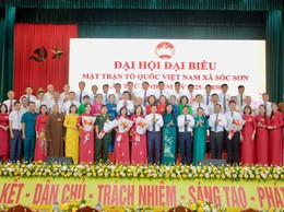 ĐẠI HỘI ĐẠI BIỂU MTTQ VIỆT NAM XÃ SÓC SƠN LẦN THỨ I, NHIỆM KỲ 2025-2030 THÀNH CÔNG TỐT ĐẸP