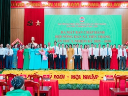 Đại hội đại biểu Hội Nông dân xã Tiến Thắng nhiệm kỳ 2025-2030: Phát huy vai trò chủ thể trong nông nghiệp xanh và nông thôn số