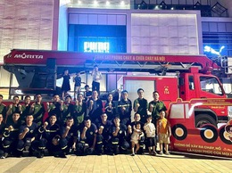 TRẢI NGHIỆM THỰC HÀNH PCCC TẠI TRUNG TÂM THƯƠNG MẠI LOTTE TÂY HỒ – SÂN CHƠI BỔ ÍCH CHO CỘNG ĐỒNG