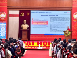 PHƯỜNG VĨNH HƯNG: TẬP HUẤN CHUYỂN ĐỔI SỐ, NÂNG CAO HIỆU QUẢ XÂY DỰNG CHÍNH QUYỀN PHỤC VỤ NHÂN DÂN
