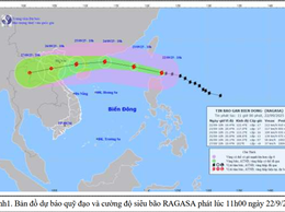 TIN BÃO GẦN BIỂN ĐÔNG (SIÊU BÃO RAGASA)