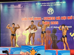 Trao giải thưởng Thể hình- Fitness Hà Nội mở rộng 2025