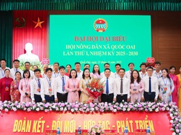 Hội Nông dân xã Quốc Oai “ Đoàn kết – Đổi mới – Hợp tác – Phát triển vì quê hương giàu đẹp, văn minh, hiện đại”
